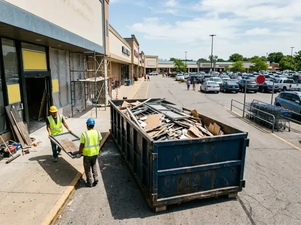 retail-store-renovation-debris-003 — frequently asked questions, Roll-off Dumpster Rentals in Carbon Cliff, IL
